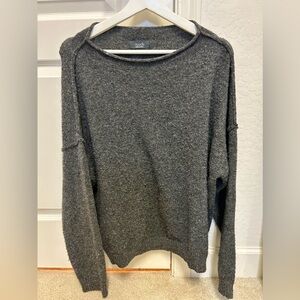 Nuuds Cozy Knit Sweater in Charcoal